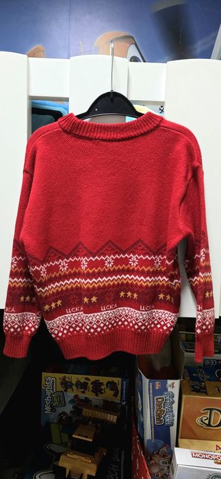 Детски коледен пуловер - ЦСКА