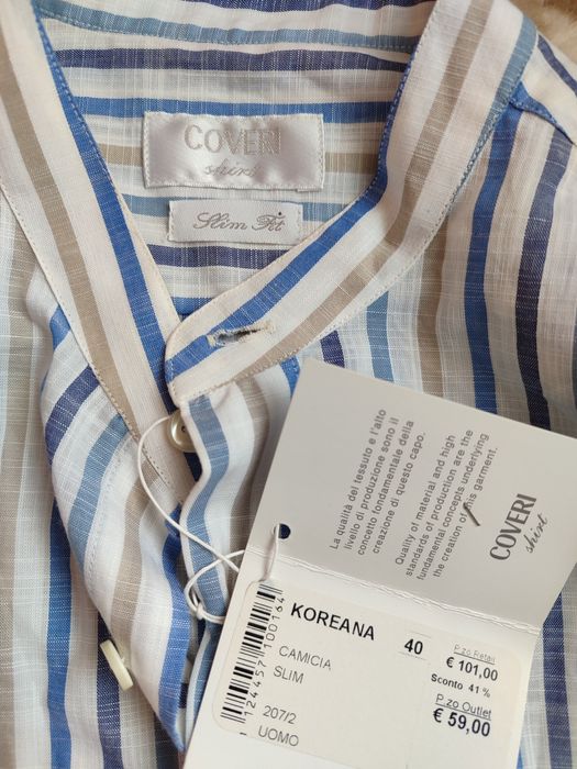 Нова италиянска памучна риза