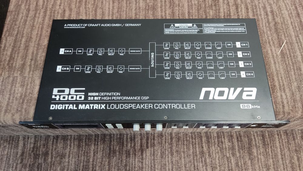 Sistem PA profesional NOVA – 2x E18SUB + 2x EH15 + DC4000