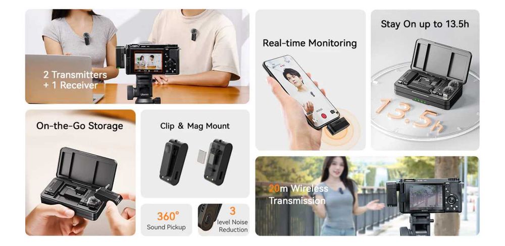 Ulanzi A100 беспроводной микрофон