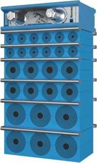 SEALING KIT 6/26 GALV - Cable Grommet Kit Galvanised , Blue, Roxtec