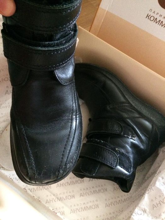 Ботинки кожа-34размер