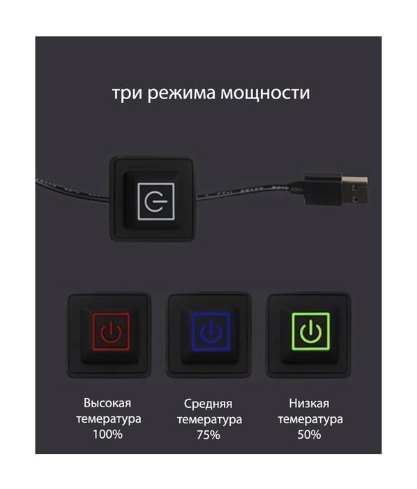 Коврик (чехол) с подогревом для мопеда