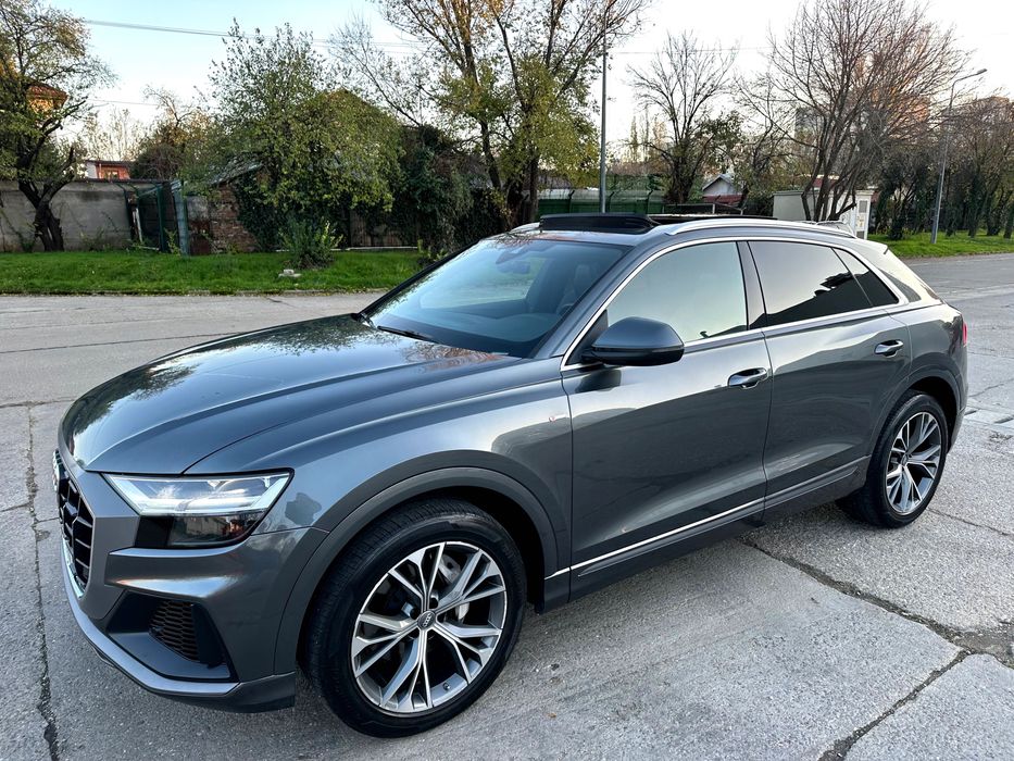 Audi Q8-5.0 TDi-hibrid-SLine-panoramic-interior competition-SCHIMB!