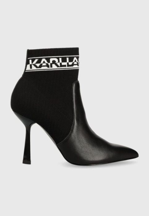 Ghete damă, karl lagerfeld ,noi nepurtate,cu cutie si saculet original
