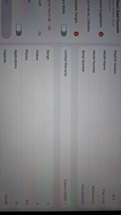 Ipad 11 ( A 16 ) Albastru -128 GB + Pix Zoopie+Husa/Folie