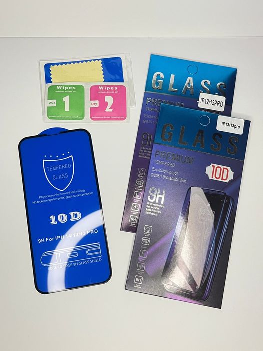 Folie de sticla 10D Premium iPhone 12 13 14 15 16 17 Air Plus Pro Max