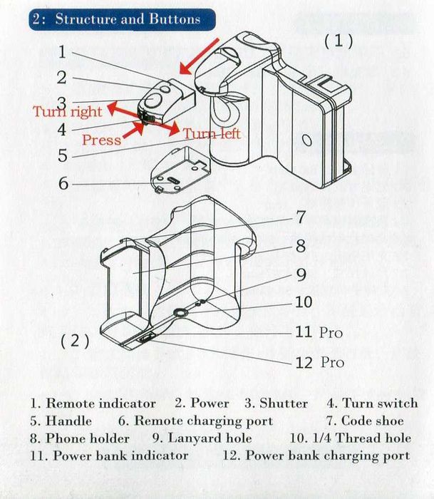 Беспроводной Bluetooth пульт для фото и видео для сотовых телефонов