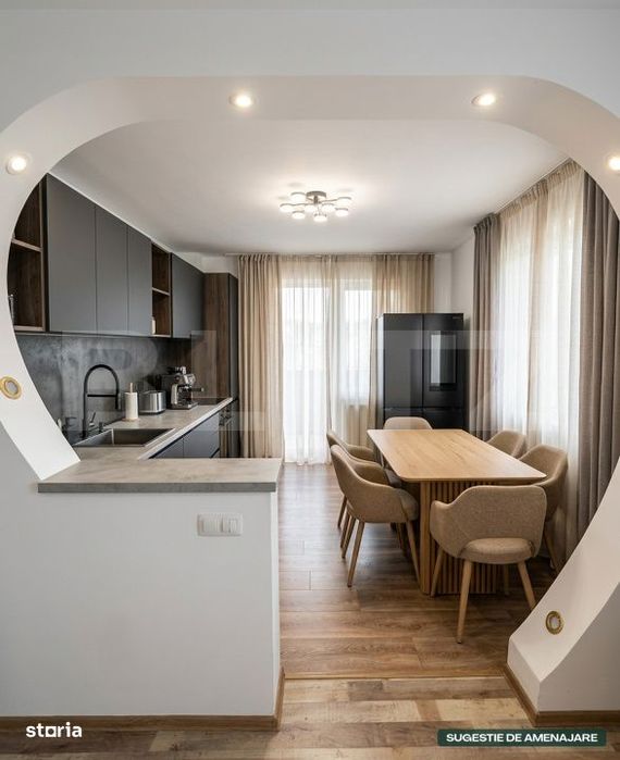 Apartament 2 camere, 59mp, parcare, balcon, Zona Florilor — fotografia 1