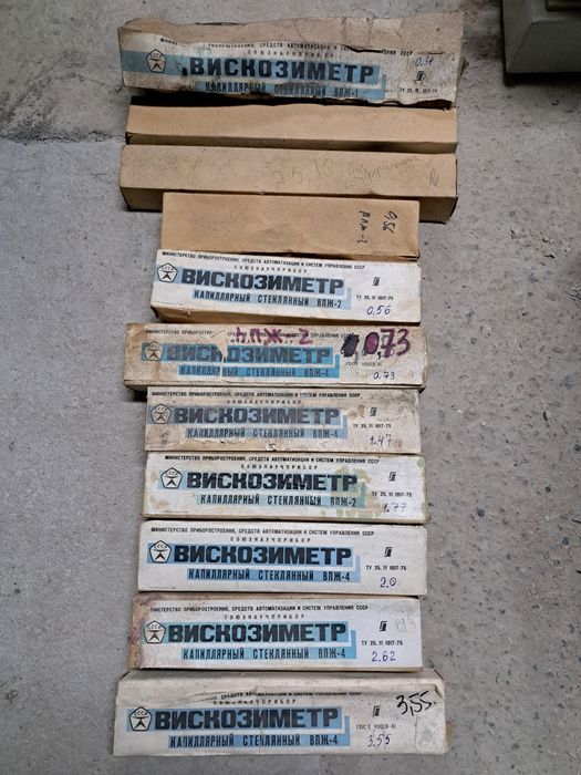 Вискозиметр ВПЖ-4, ВПЖ-2, ВЛЖ-3, ВПЖ-1