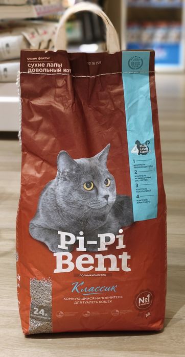 Пи Пи Бент,pi-pi bent комкующийся бентонитовый наполнитель