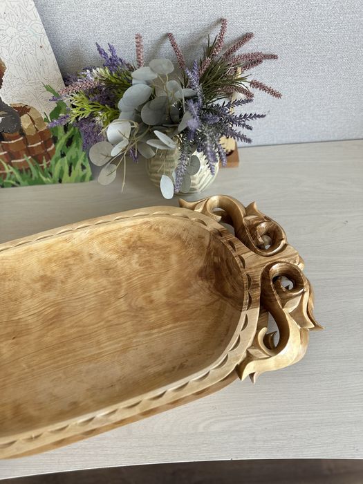 Астау табақ кайың ағаштан