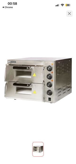 Печь для пиццы двойной