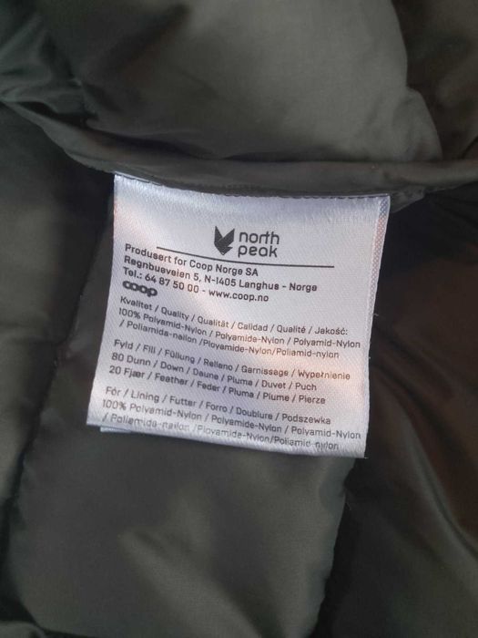 Ново пухенo мъжко яке ,пухенка ,гъши пух North Peak