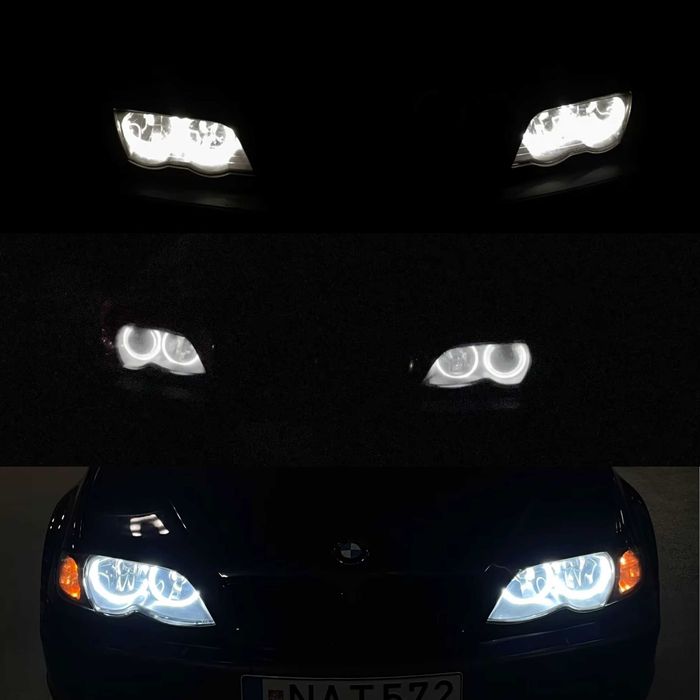 Гаранция! Изключително Мощни Cotton LED Angel Eyes за BMW E46