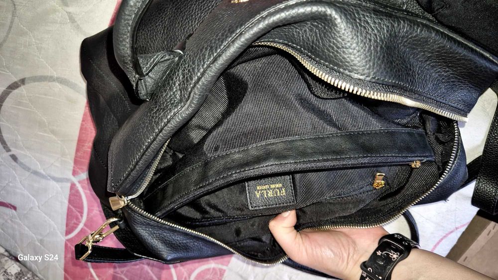 Дамска чанта FURLA естествена кожа ЧИСТО НОВА!!!