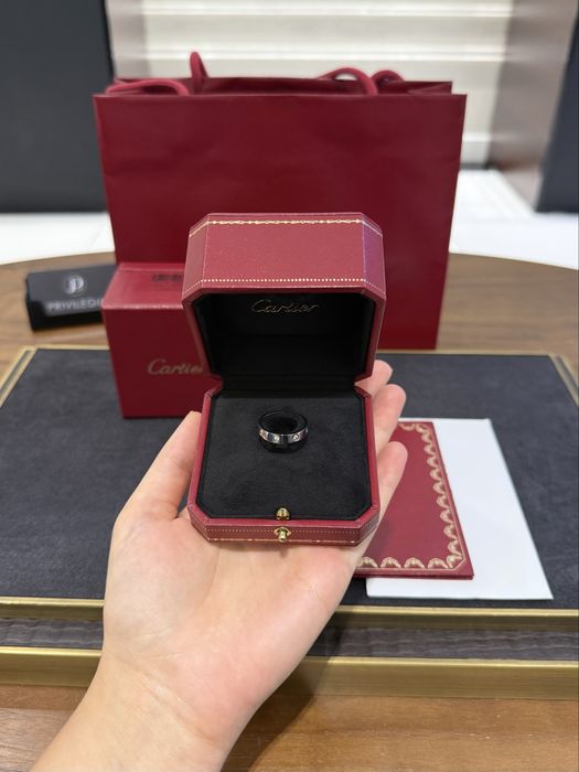 NEW Кольцо с бриллиантами Cartier Love B40506 WG