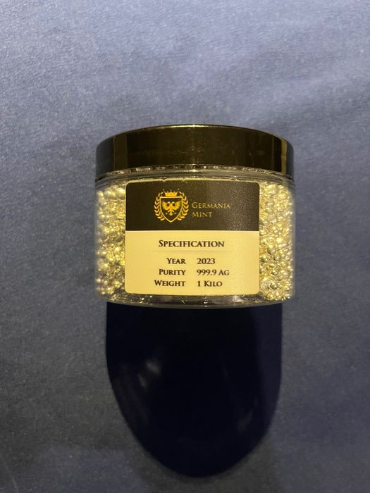 Argint pur 1 KG (1000 G) Germania Mint