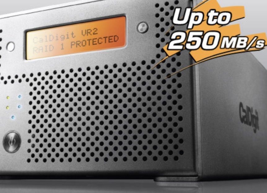 Stocare externa CalDigit VR2 2xHDD USB3 firewire eSata