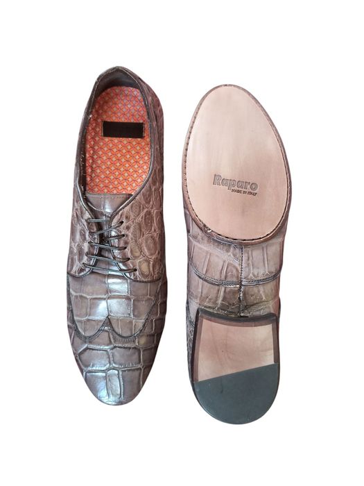 Итальянский туфли из кожи крокодила