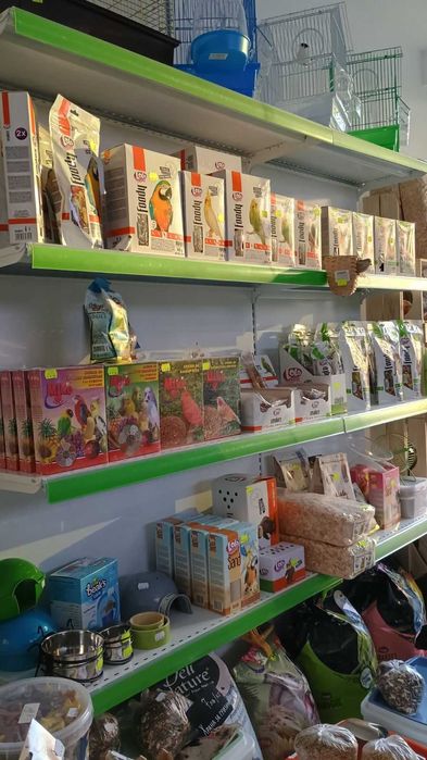 Стелажи за зоомагазин, Крайстенни стелажи, Островни стелажи, НОВИ