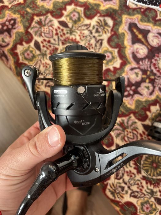 Фидер въдица, макара и моновлакно.