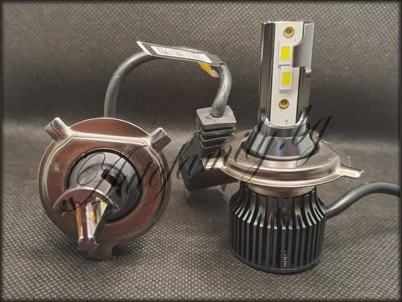 Крушки ЛЕД Mi2Power LED 8,000lm H7,H1,H4,H8,H11,HB3,HB4 12м Гаранция