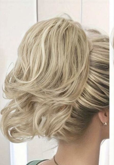 Coada de par blond