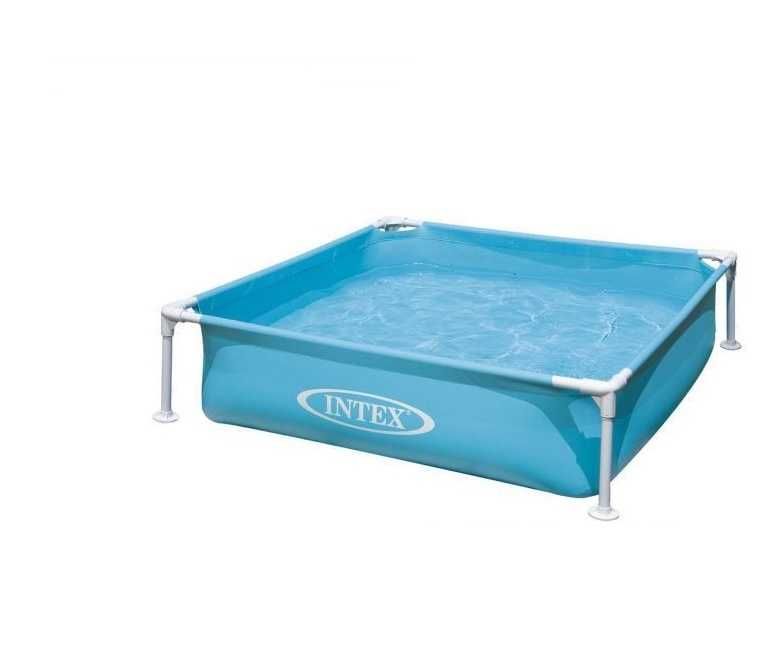 Piscina Cadru Metalic Patrata Familie Copii Relaxare 122 x 122 x 30.5cm + LIVRARE GRATUITA