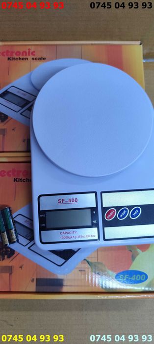 cantar bucatarie maxim 10kg 10000gr baterii incluse NOI
