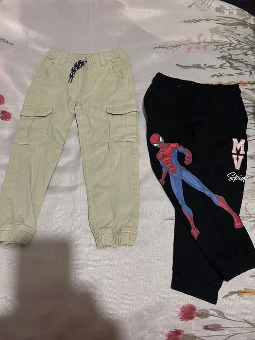 Лот детски дрехи за момченце (размери 92, 98, 104) + Маратонки Adidas (№25)