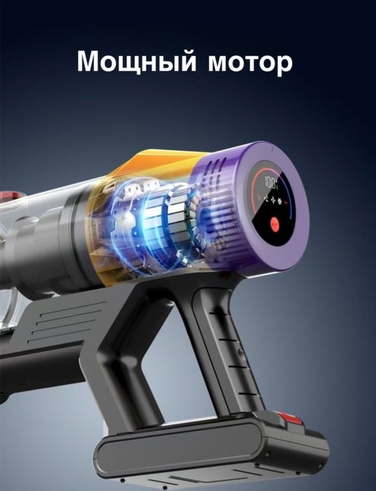 Пылесос V18 желтый