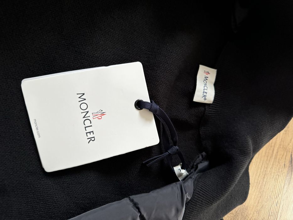 Padded wool cardigan moncler size 4