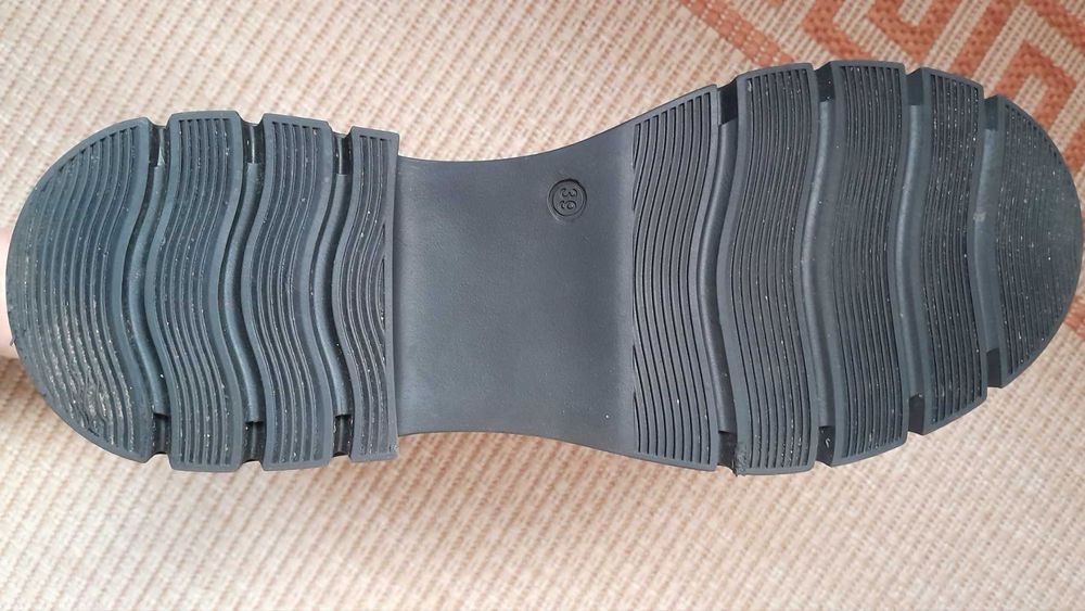 Зелени дамски боти - естествена кожа