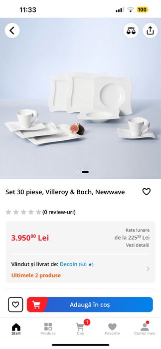 Set 30 piese, Villeroy & Boch, Newwave