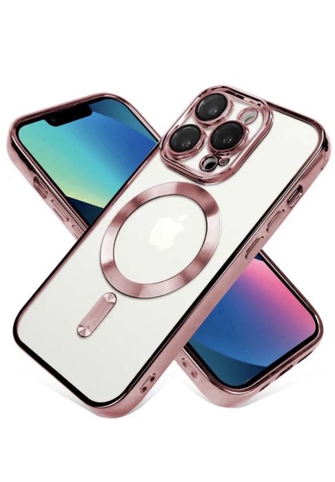 Iphone 13/14/15/16E/16/17 PRO MAX AIR Husa Luxury Silicon Clea Magsafe