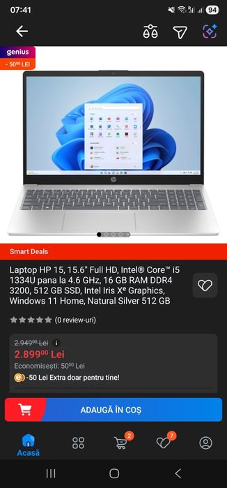 Laptop HP Intel Core i5