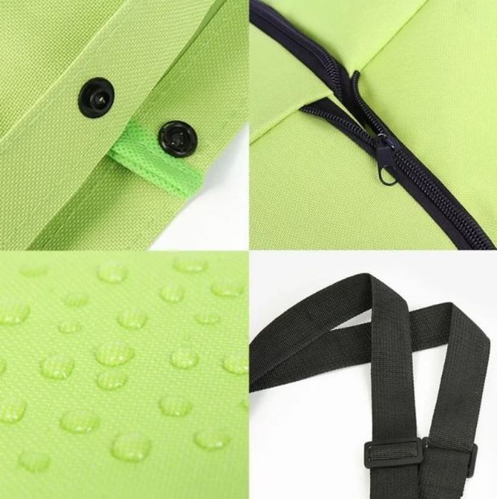 Мултифункционална сгъваема пазарска чанта с механизъм на колела.