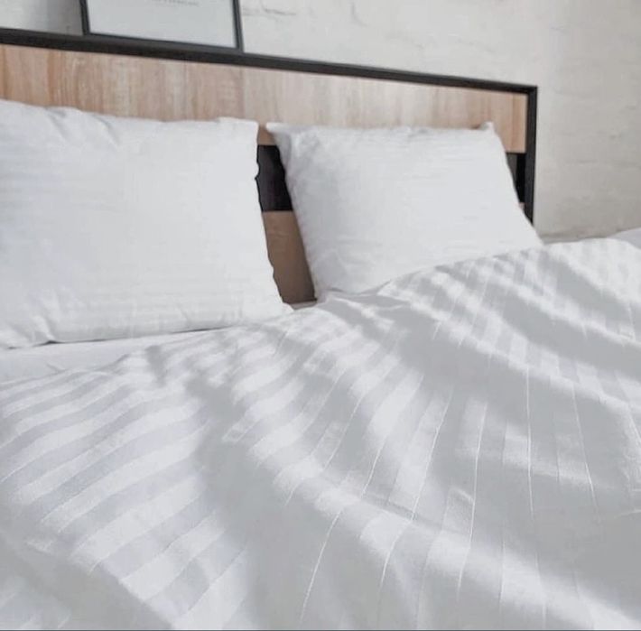 Страйп сатин, постель для отеля, гостиниц.