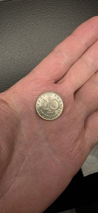 Bulgaria - monedă colecție an unic - 20 Stotinki 1999 aUNC