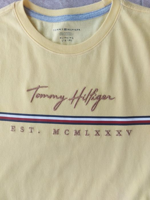 Tricou Tommy Hilfiger nou, galben
