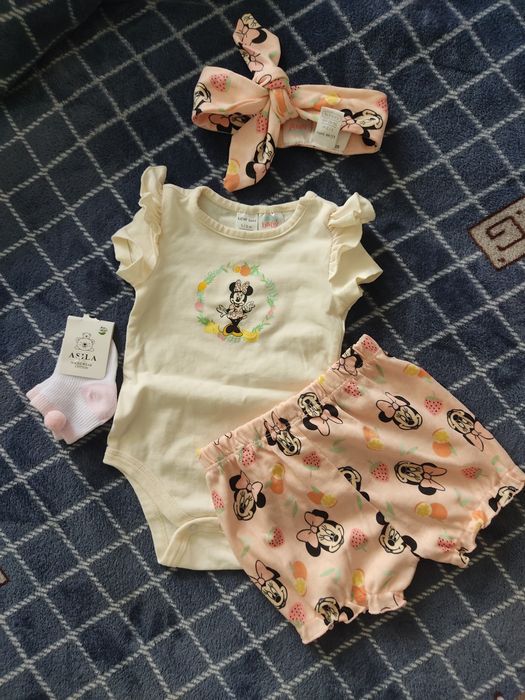 Детский комплект + носочки 1-3 мес.