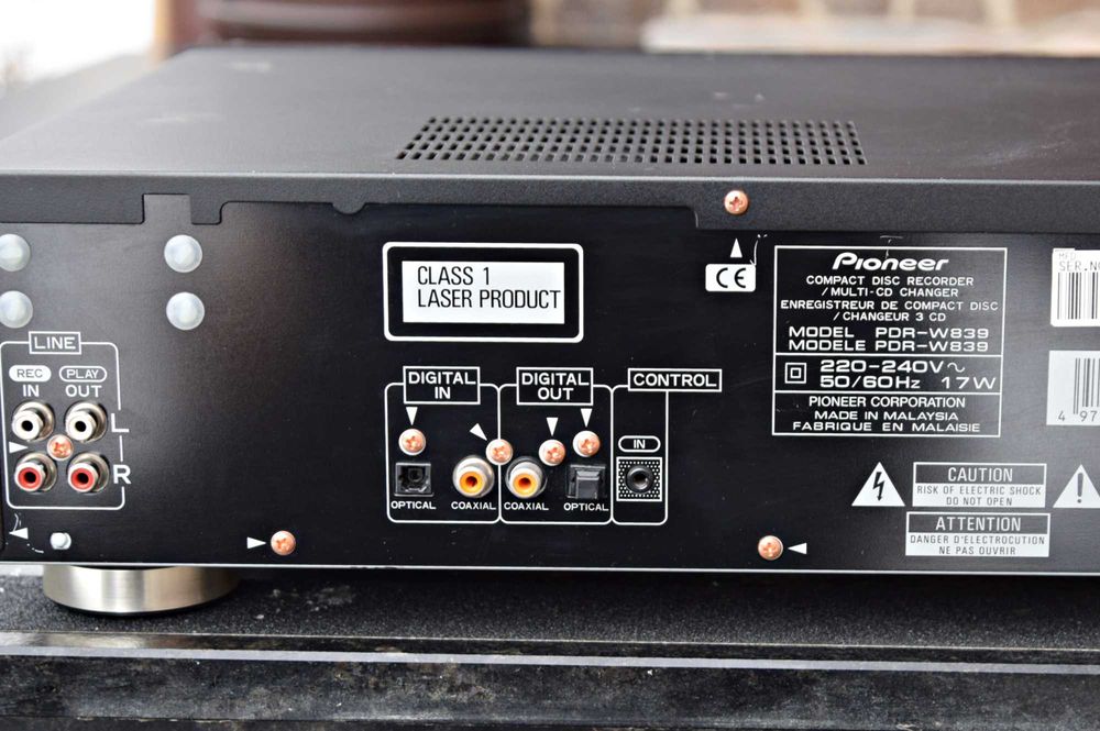CD Player Pioneer PDR-W839, CD Recorder + Cd Changer
