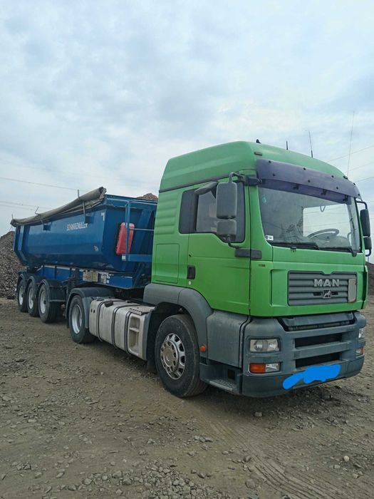 Vand ansamblu camion + semiremorca