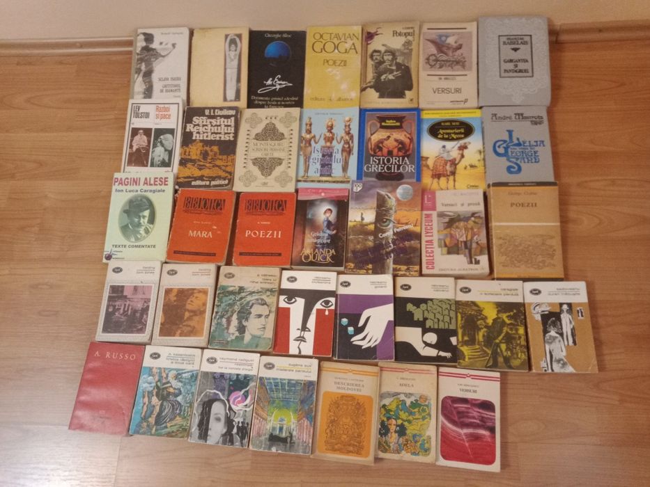 Cărți bune autori români 5 lei buc. Atlasul geografic al lumii 75 lei