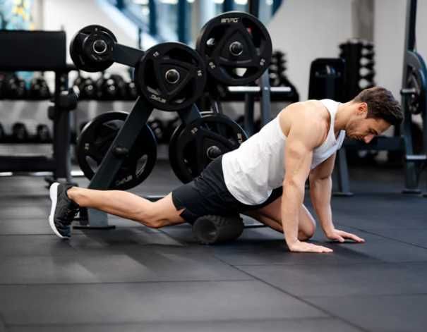 Масажна ролка 33см за фитнес, йога, crossfit, ролерфоам, масажен ролер