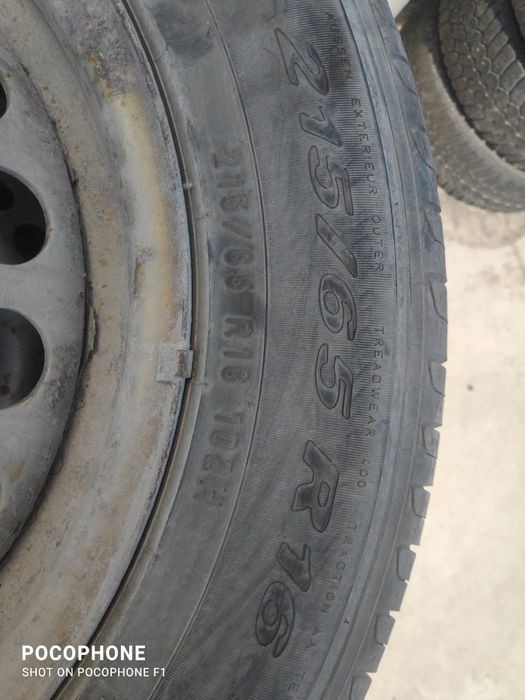 Джанти с  Гуми 215/65/16 Vw Transporter T5/Фолксваген Транспортер Т5