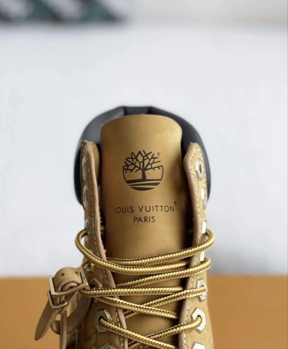 Bocanci Timberland Louis Vuitton Monogram Timberlands Brown Maro 6inch boots 43 fara cutie