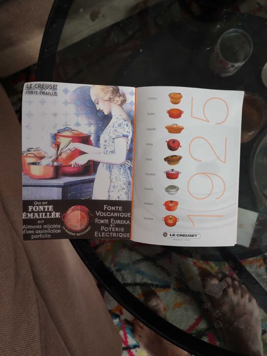 Oala cratita fonta Le Creuset originala Franta 27 cm