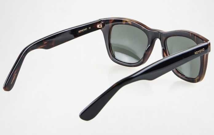 Ochelari de soare unisex premium KOMONO Allen Black tortoise wayfarer